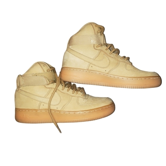 Nike Air Force 1 High '07 LV8 WB Flax 2016 youth 4.5 - Picture 1 of 6